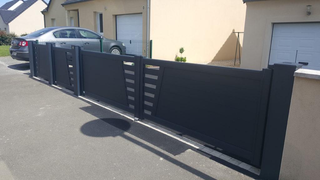 Portail aluminium traditionnel Appiano