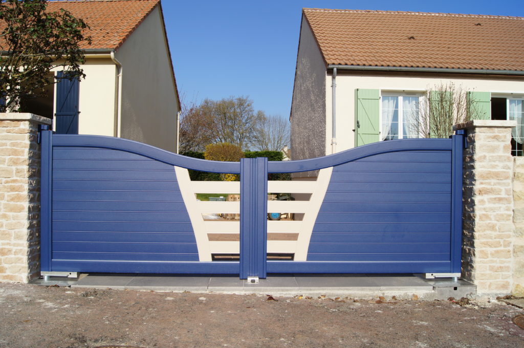 Portail aluminium traditionnel Appiano