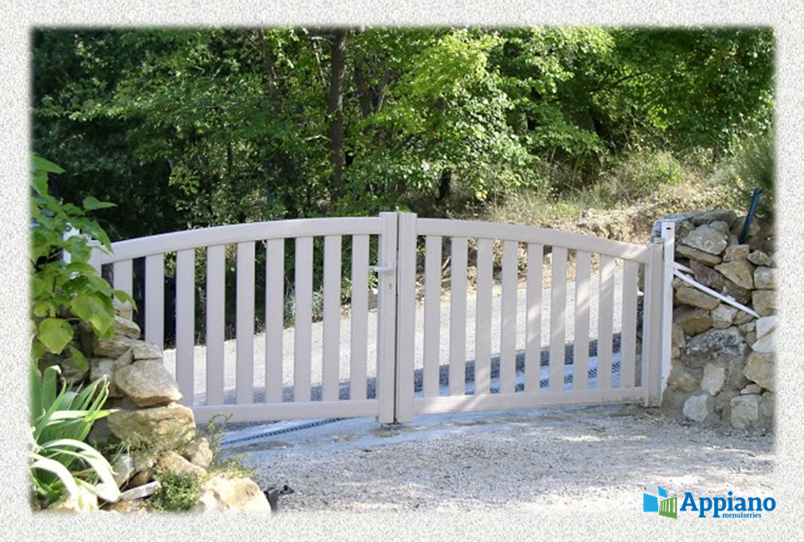 Portail aluminium traditionnel Appiano