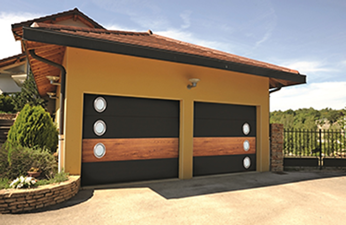 Porte de garage sectionnelle plafond Appiano