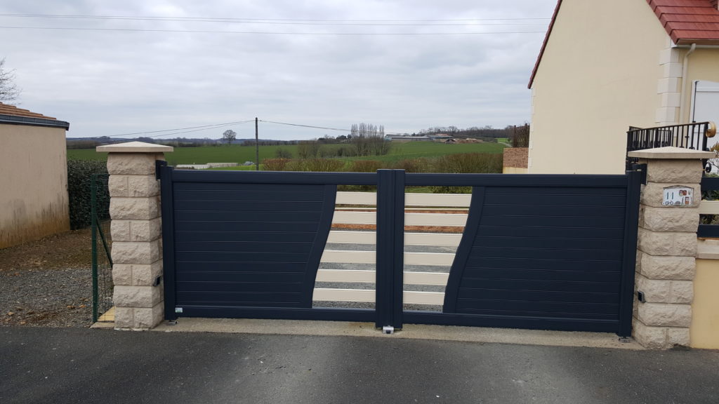 Portail aluminium traditionnel Appiano