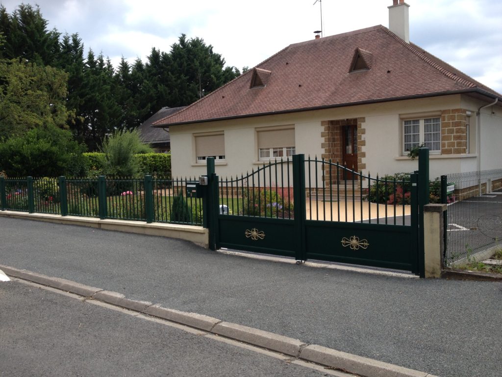 Portail Aluminium imitation fer forgé Appiano