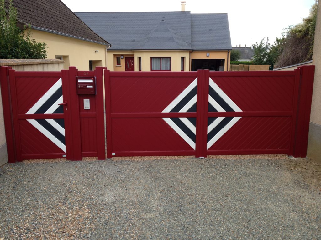 Portail aluminium traditionnel Appiano