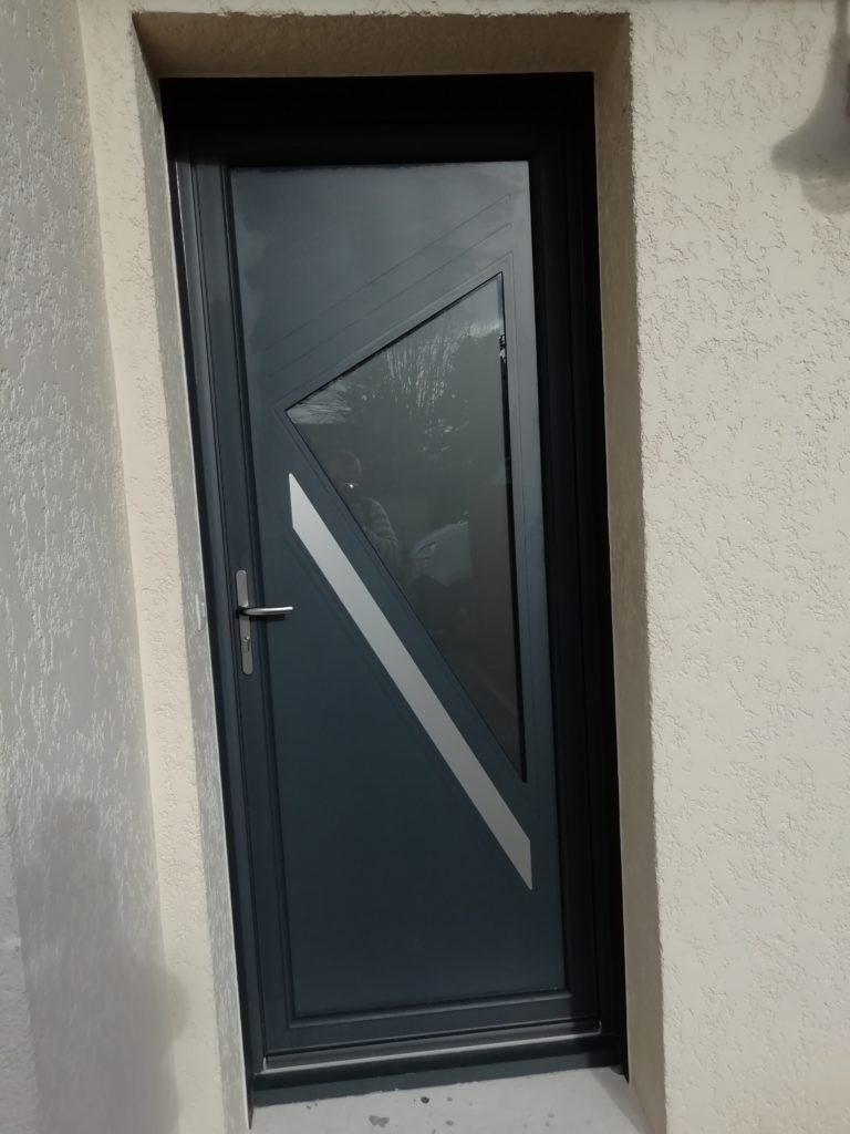 Porte d'entrée aluminium contemporain Appiano
