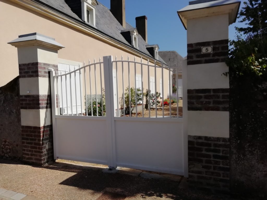 Portail Aluminium imitation fer forgé Appiano