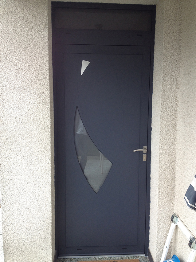 Porte d'entrée aluminium contemporain Appiano