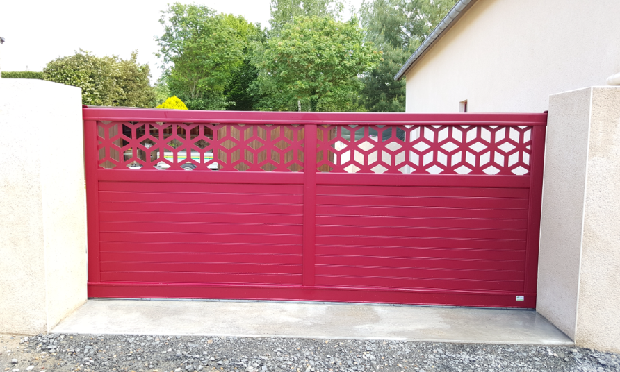 Portail aluminium traditionnel Appiano