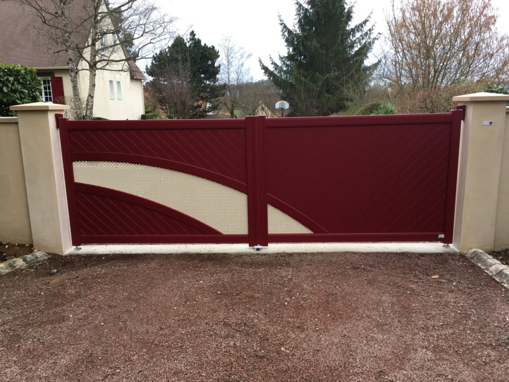 Portail aluminium traditionnel Appiano