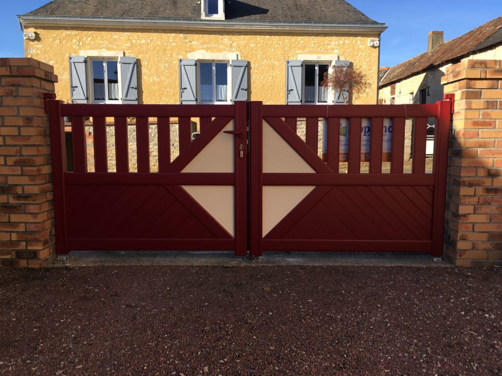 Portail aluminium traditionnel Appiano
